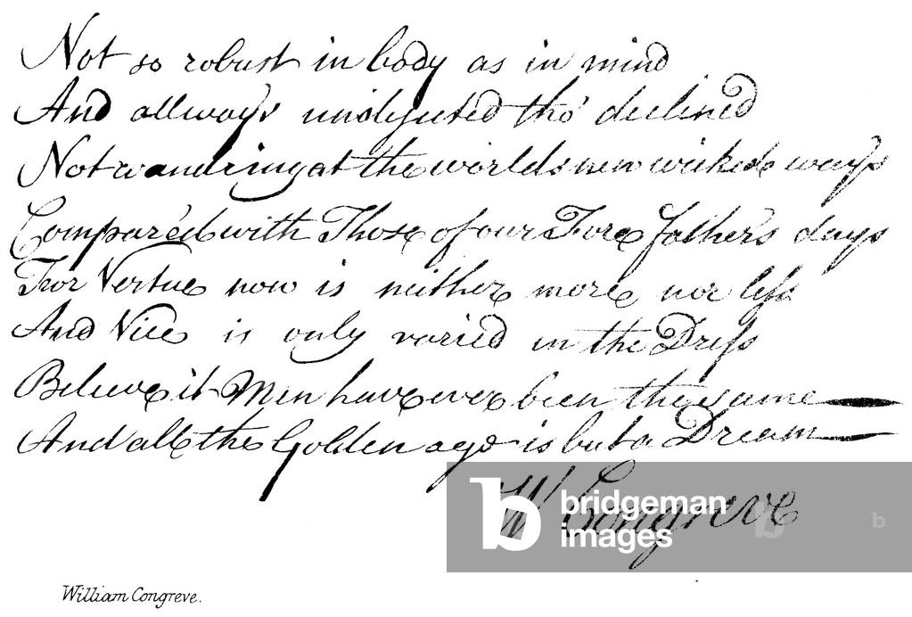 William Congreve (engraving)