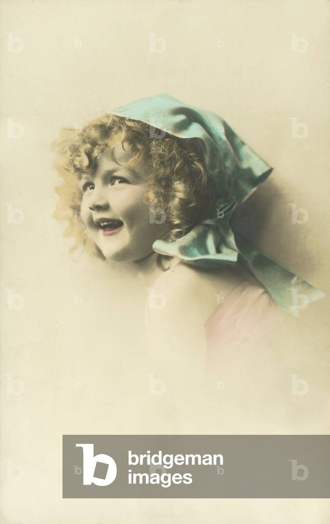 Smiling child (coloured photo)