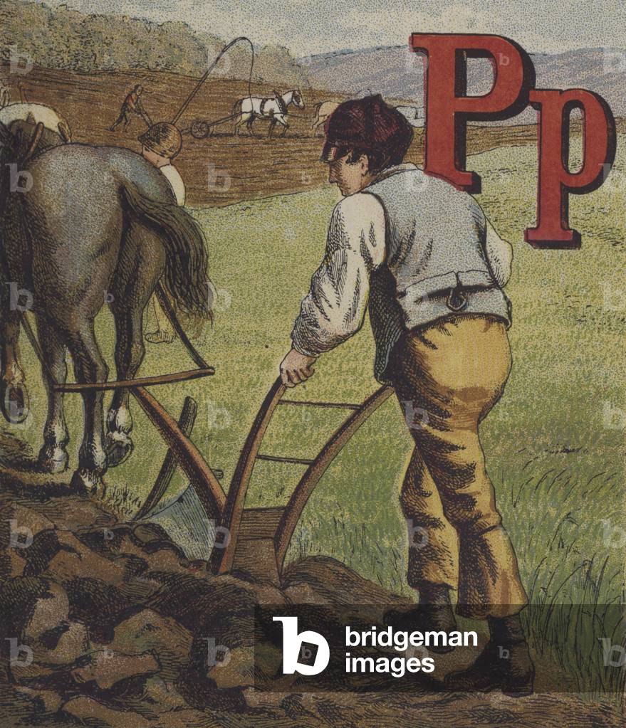 Illustration for John Bulls Farm Alphabet (colour litho)