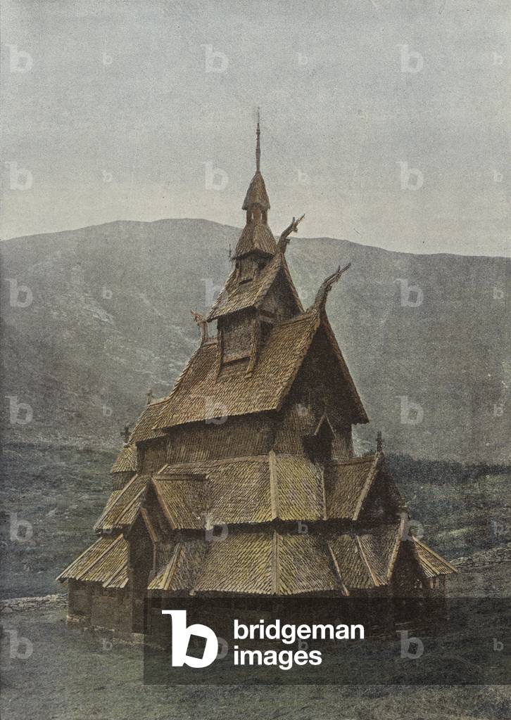 Eglise De Borgund (colour photo)