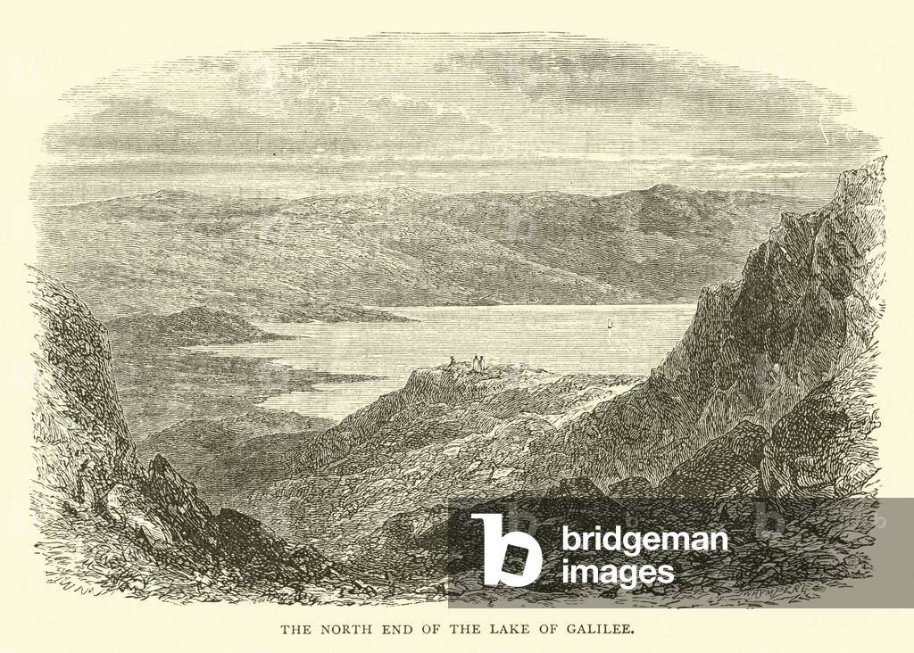 The North end of the Lake of Galilee (engraving)
