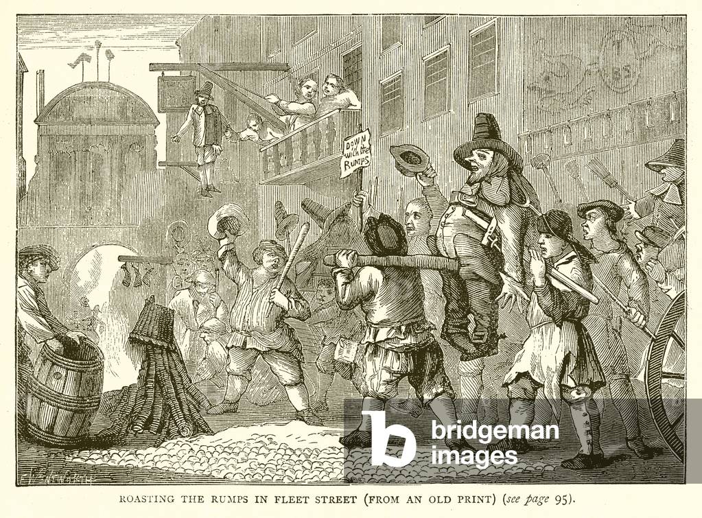 Roasting the Rumps in Fleet Street (engraving)