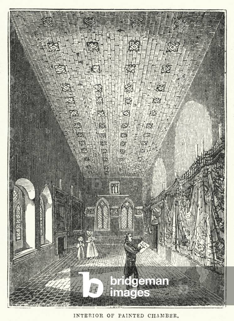 Interior of Painted Chamber (engraving)