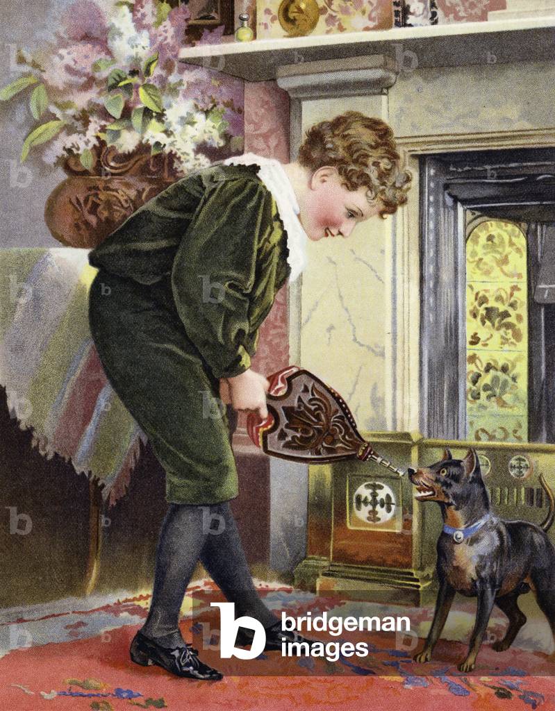 Teasing Touser (colour litho)