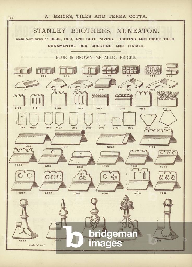 Page from The Architect's, Surveyor's and Engineer's Compendium 1892 (engraving)