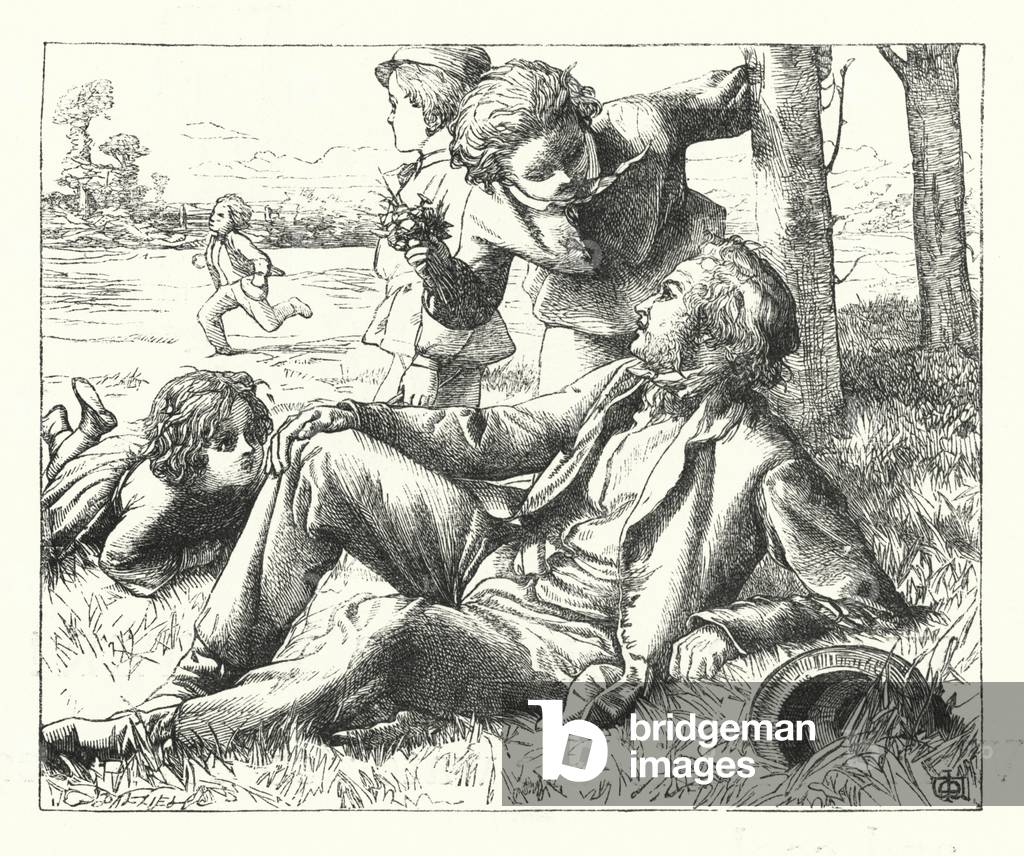A Ramble in the Fields (engraving)