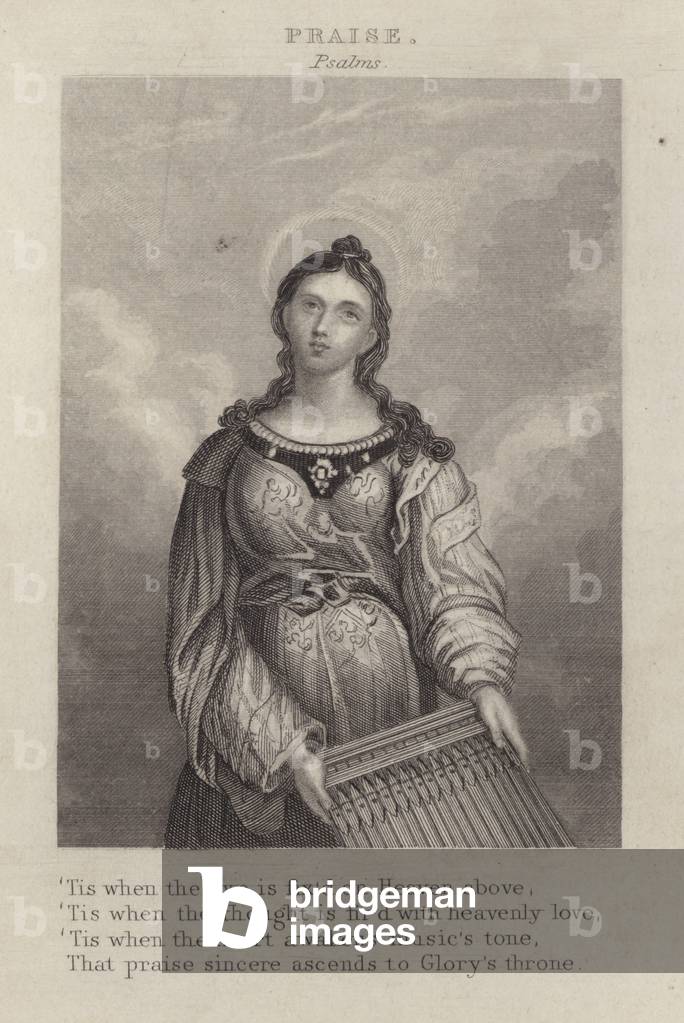 Praise, Psalms (engraving)