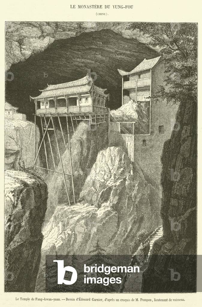 Le Temple de Fang-kwan-yuan (engraving)