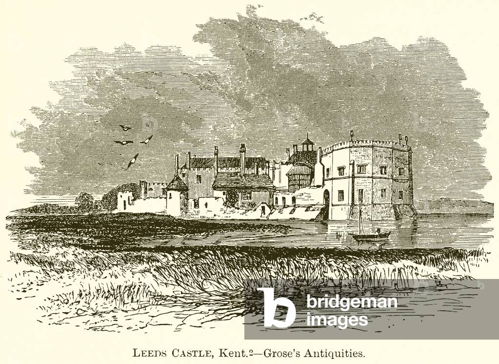 Leeds Castle, Kent.--Grose's Antiquities (engraving)