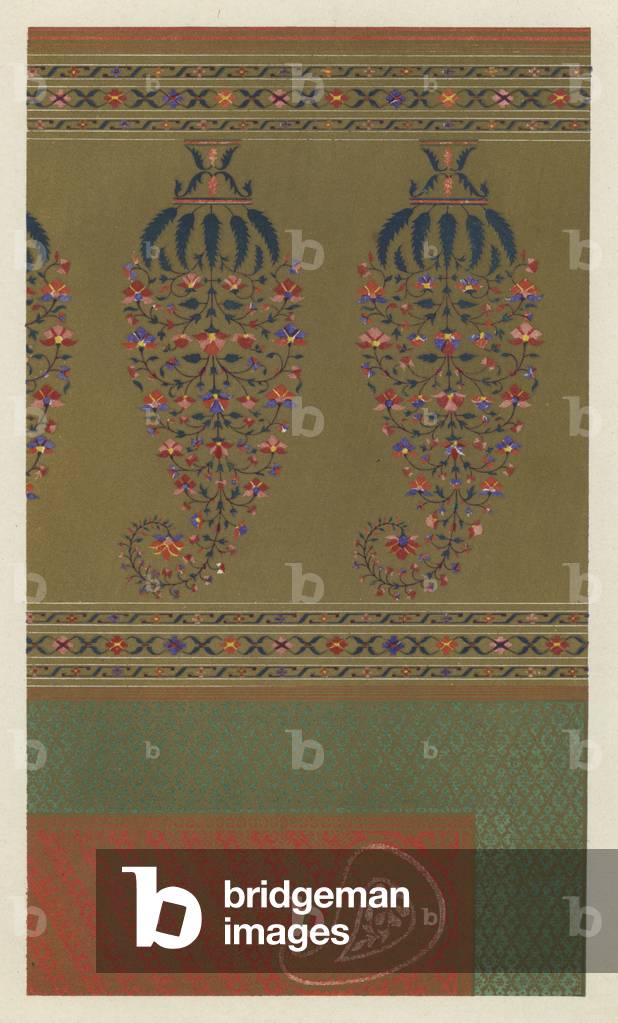 Indian Gold-tissue Scarf (chromolitho)
