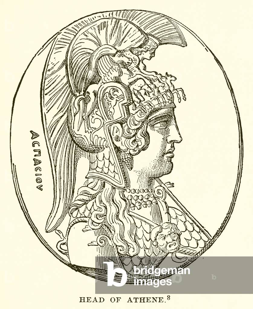 Head of Athene (engraving)