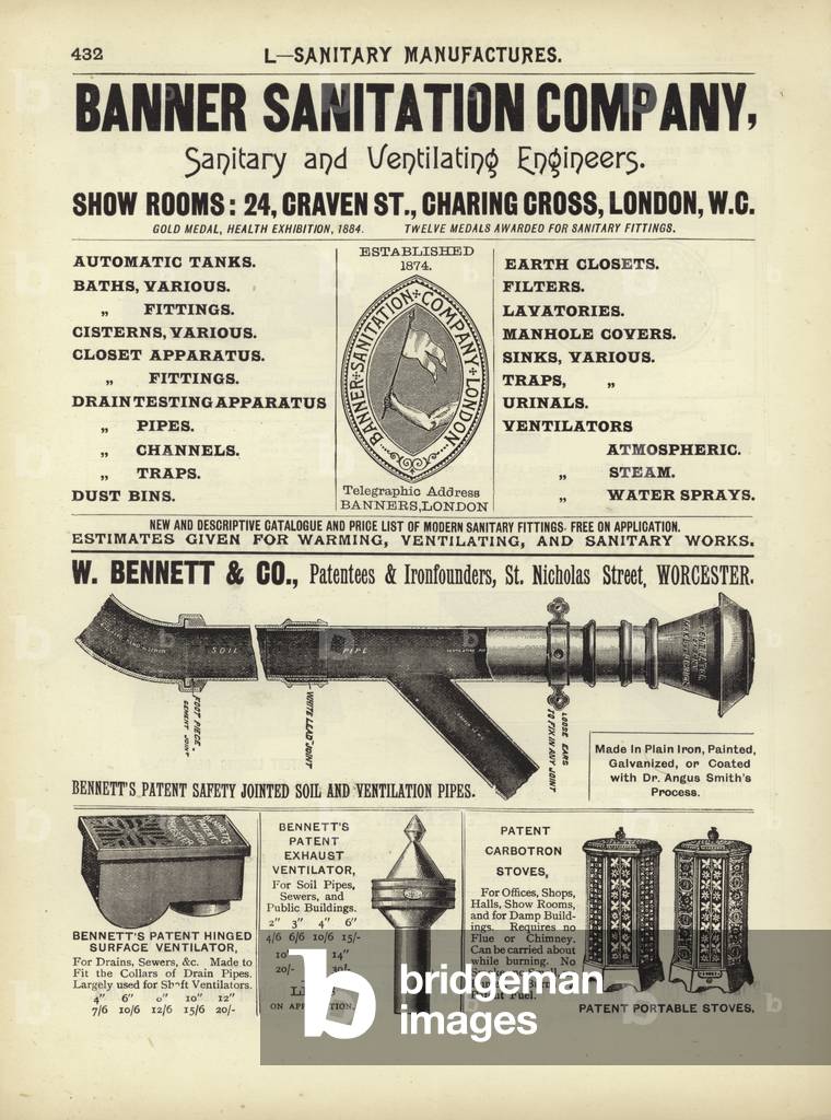 Page from The Architect's, Surveyor's and Engineer's Compendium 1892 (engraving)