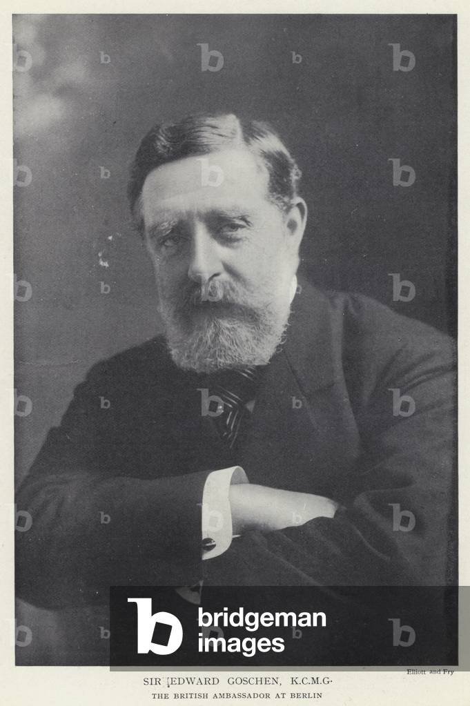 Sir Edward Goschen, KCMB, the British Ambassador at Berlin (b/w photo)