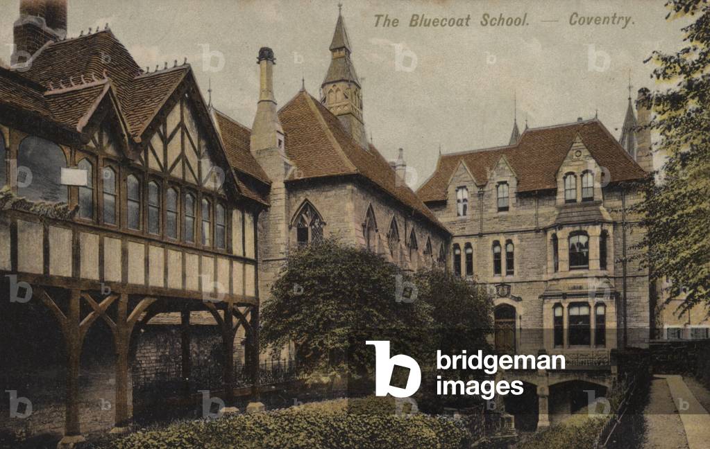The Bluecoat School, Coventry (coloured photo)