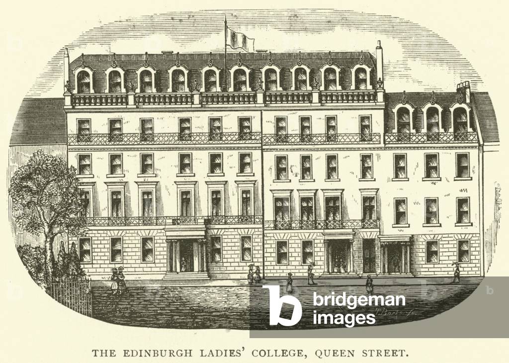 The Edinburgh Ladies' College, Queen Street (engraving)