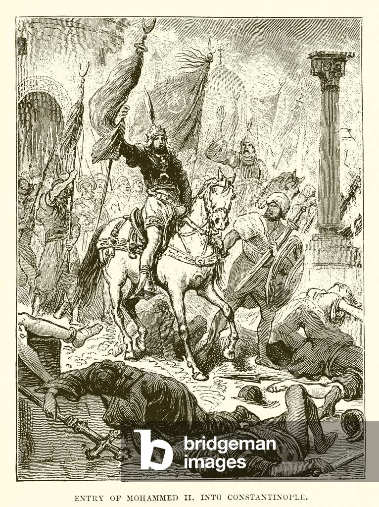 Entry of Mohammed II into Constantinople (engraving)