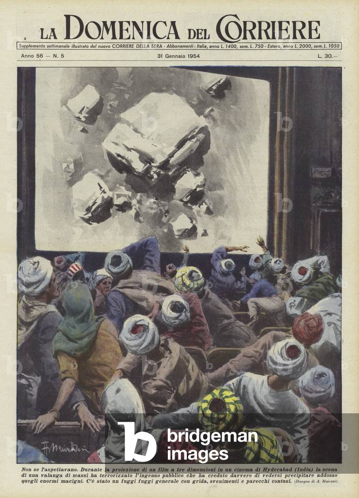 They didn't expect it (colour litho)