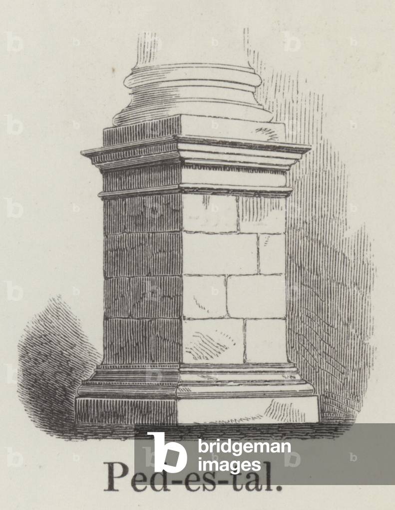 Pedestal (engraving)