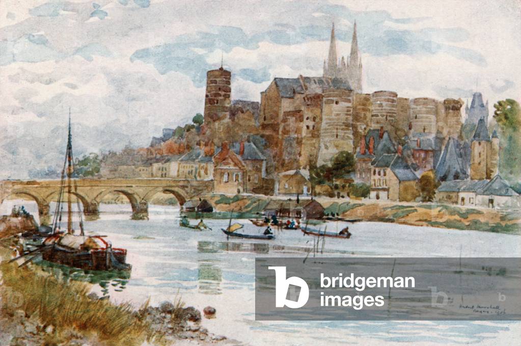 Angers (colour litho)