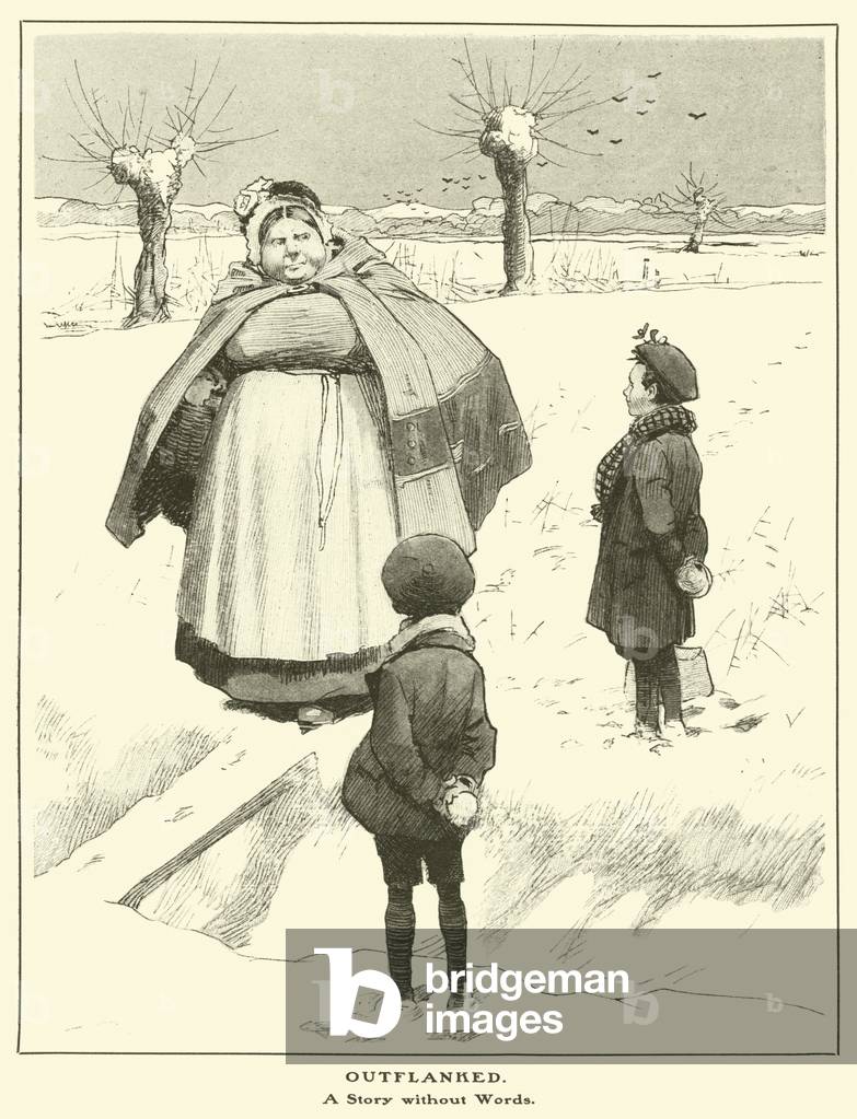 Outflanked, A Story without Words (engraving)