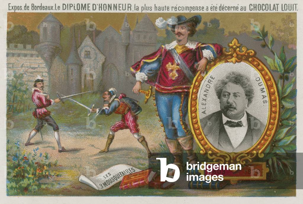 Alexandre Dumas (1803-1870) (chromolitho)