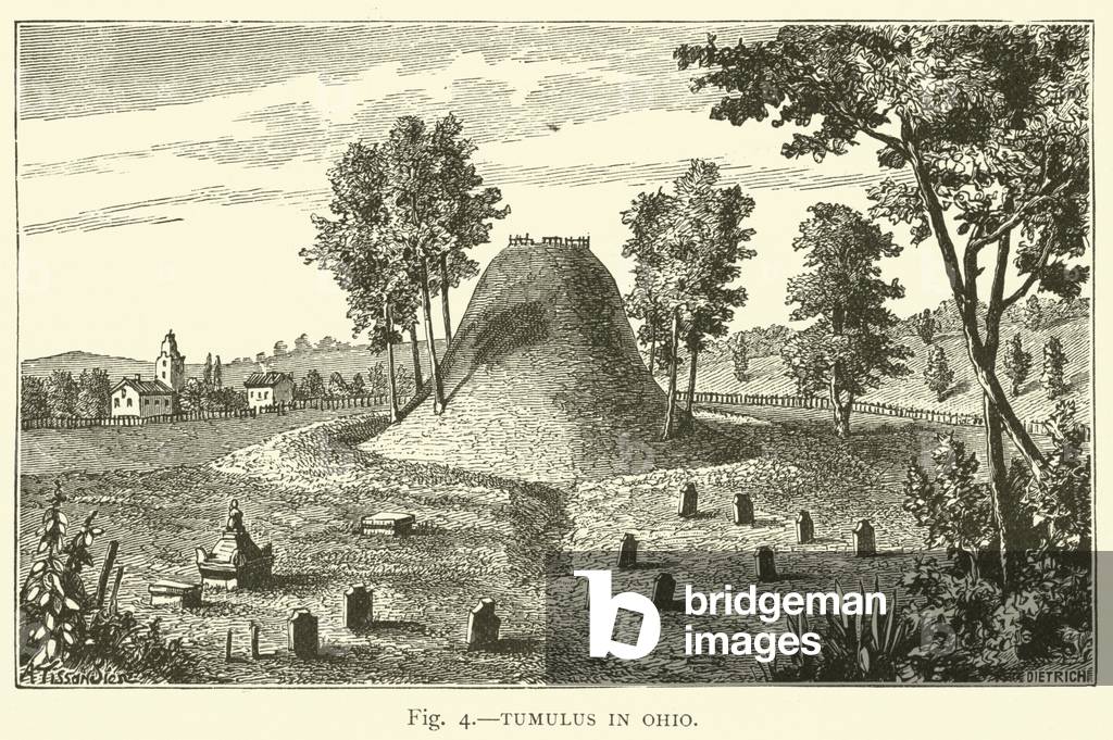 Tumulus in Ohio (engraving)