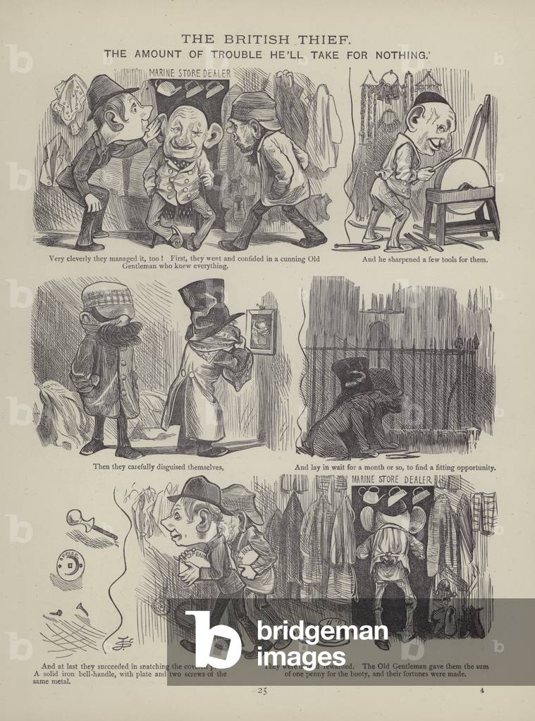 Page from The British Working Man or One Who Does Not Believe In Him (engraving)