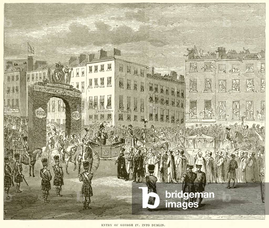 Entry of George IV. into Dublin (engraving)