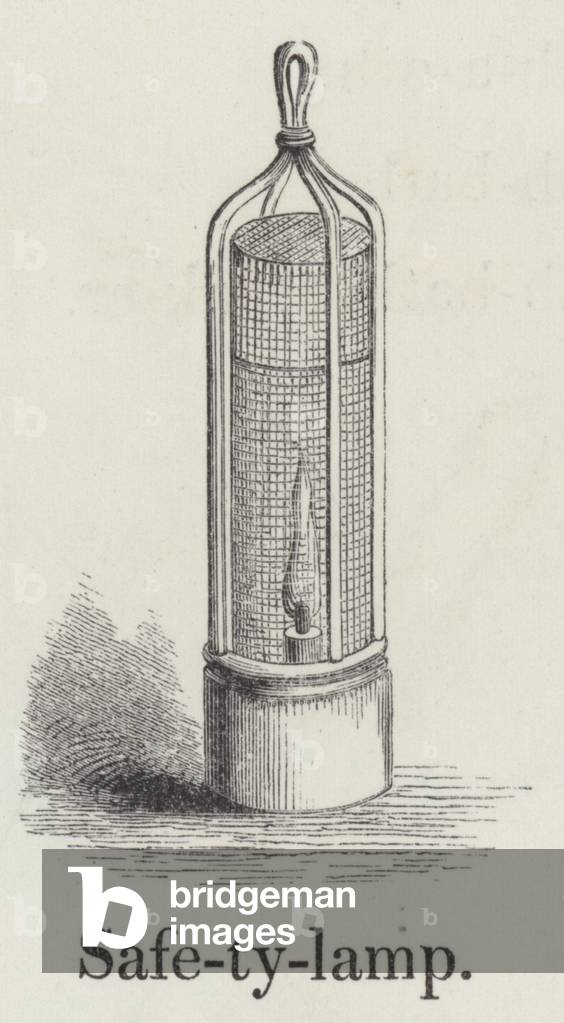 Safety lamp (engraving)