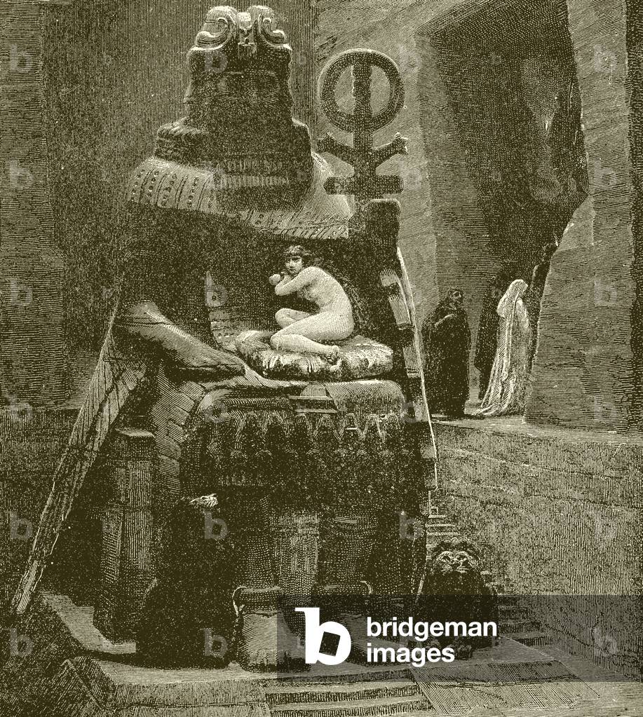 An offering to Baal (engraving)