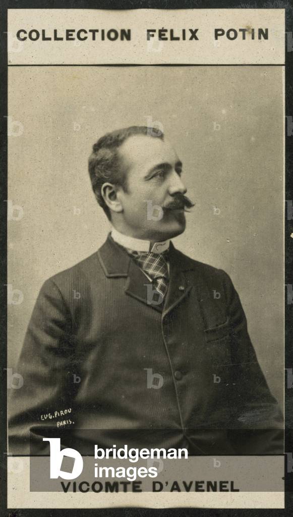 Georges, Vicomte D'Avenel, 1855 (b/w photo)