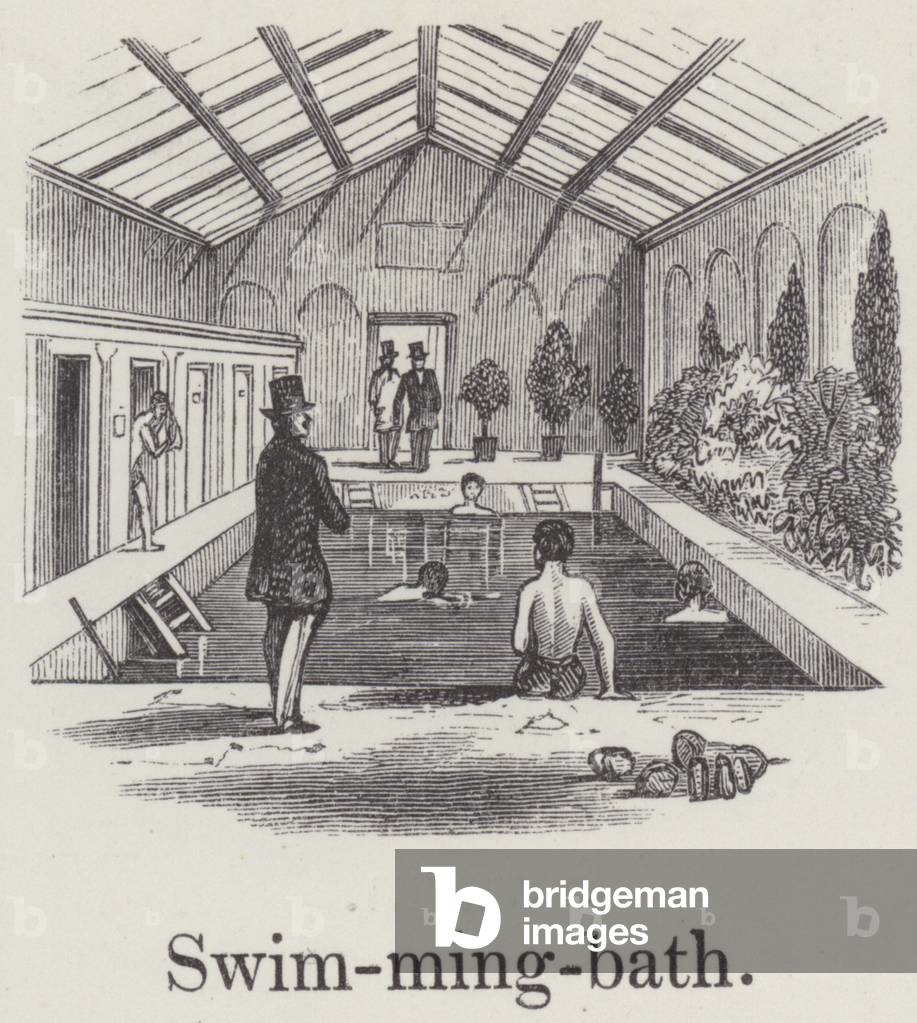 Swimming bath (engraving)
