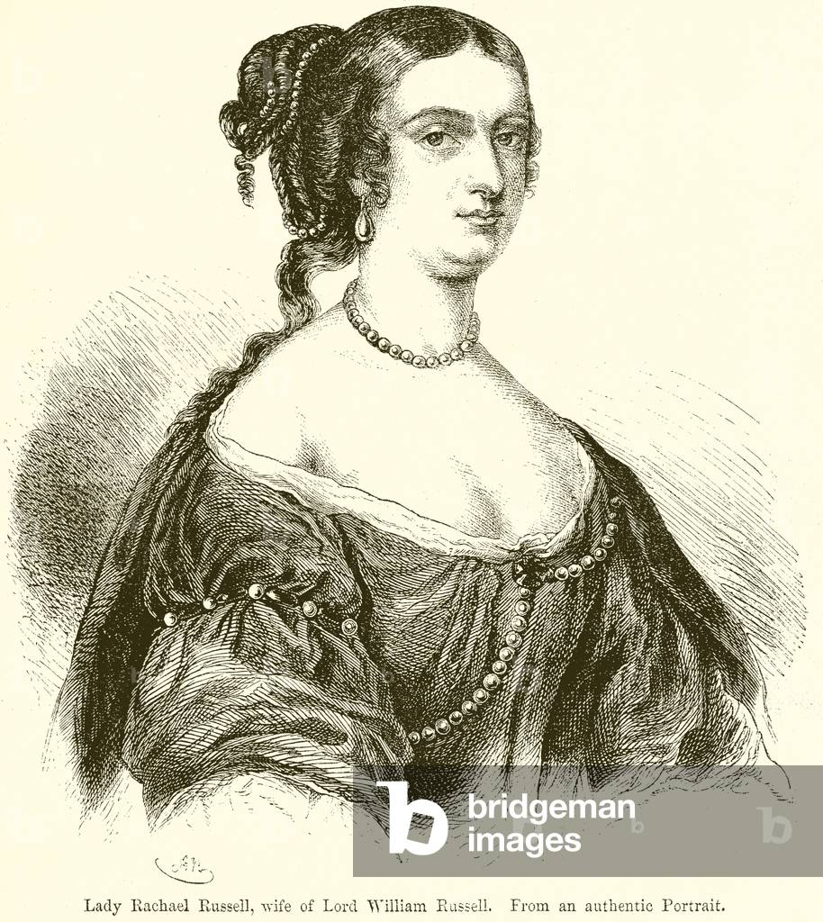 Lady Rachael Russell, Wife of Lord William Russell (engraving)