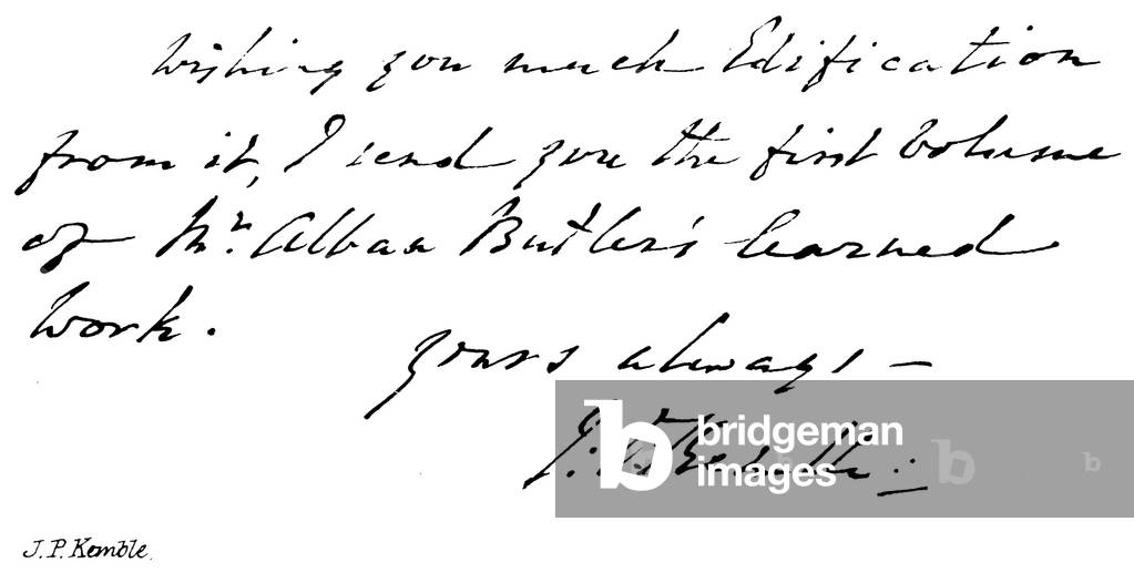 J P Kemble (engraving)