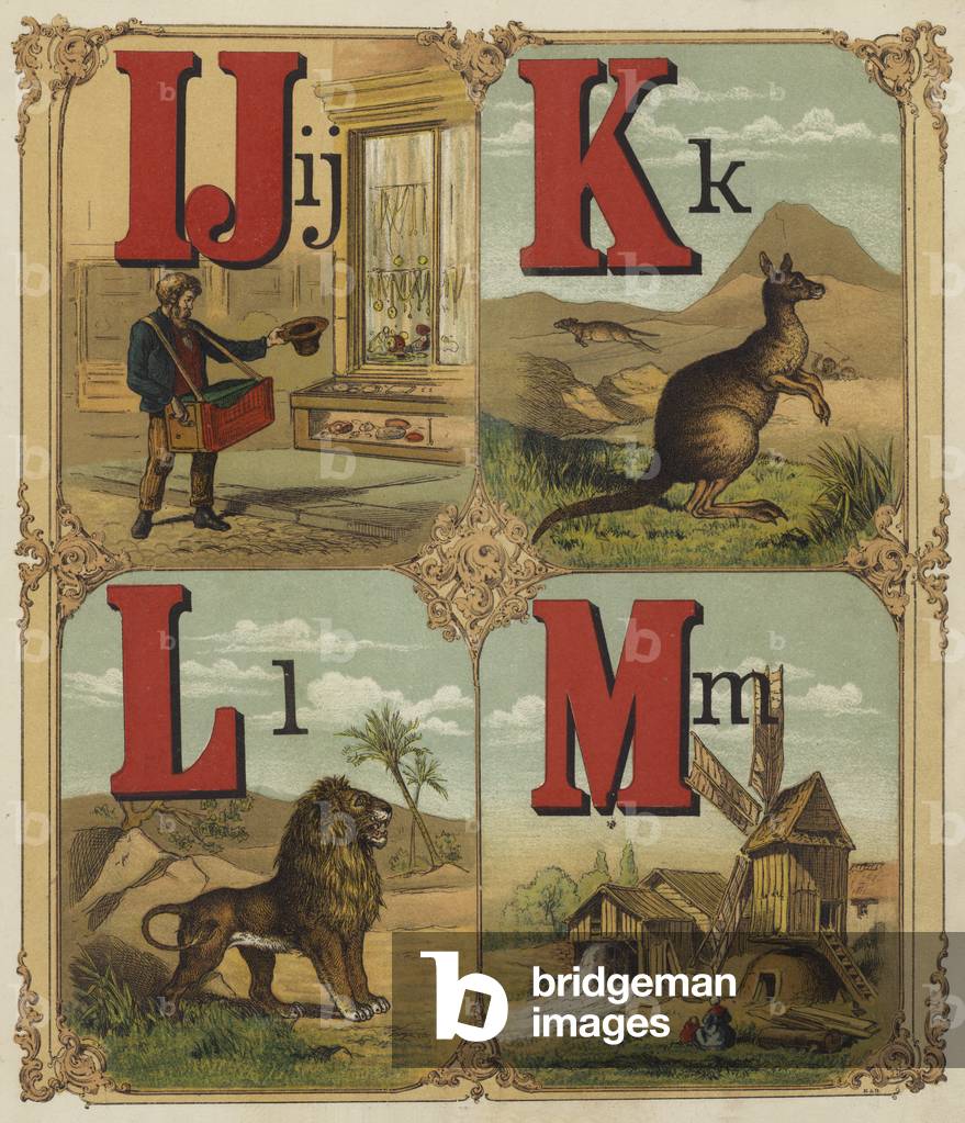 Globe Alphabet (chromolitho)