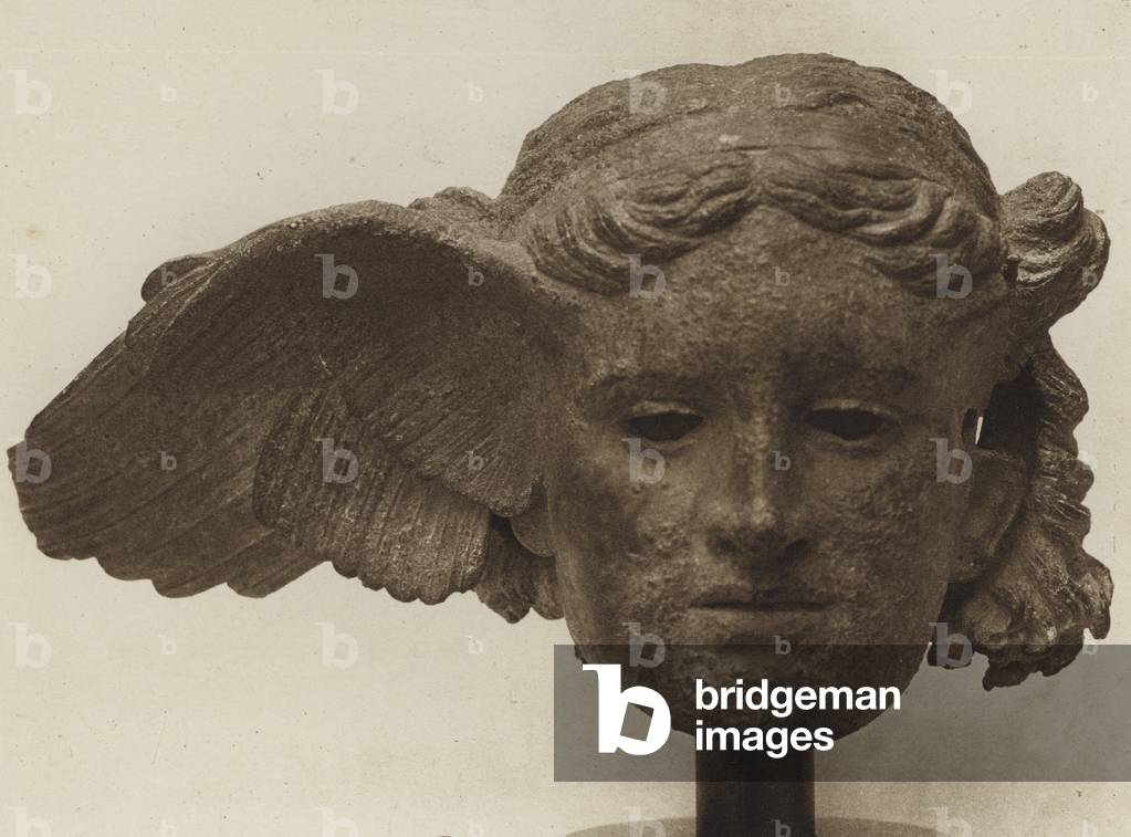 Hypnos or Sleep (b/w photo)