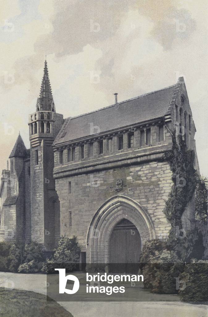 Sainte-Radegonde, Restes de l'abbaye de Marmoutier (colour photo)