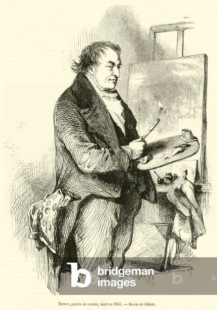 Turner, peintre de marine, mort en 1851 (engraving)
