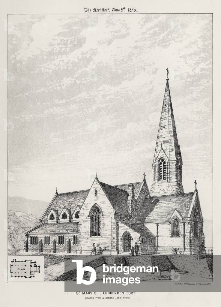 St Mary's, Luddenden Foot (engraving)