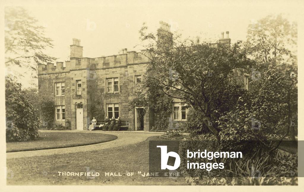 Thornfield Hall from Jane Eyre (b/w photo)