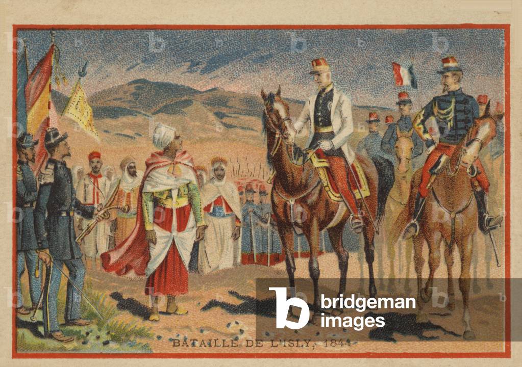 Battle of Isly, 1844 (chromolitho)