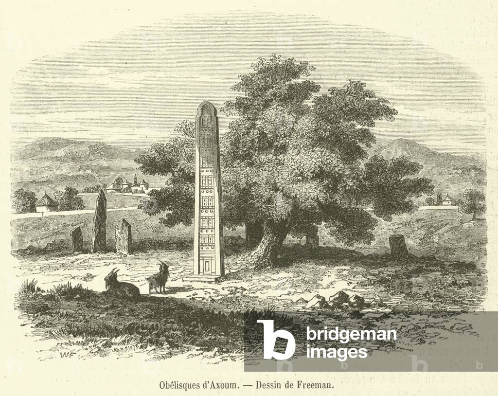 Obelisques d'Axoum (engraving)