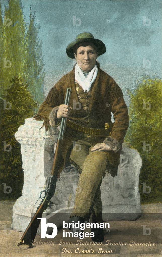 Calamity Jane, Notorious Frontier Character, General Crook's Scout (colour photo)