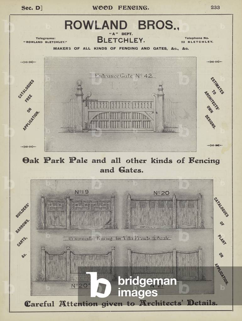 Page from The Architects' Compendium (litho)