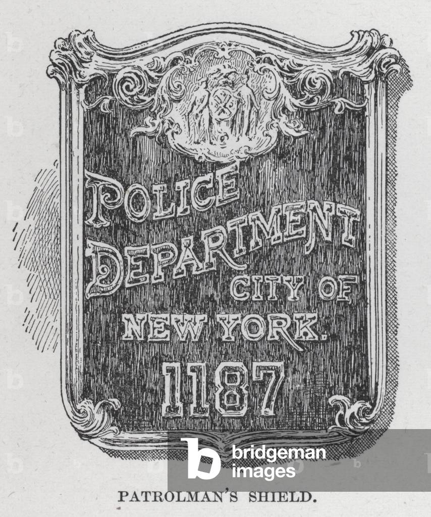 Patrolman's Shield (litho)