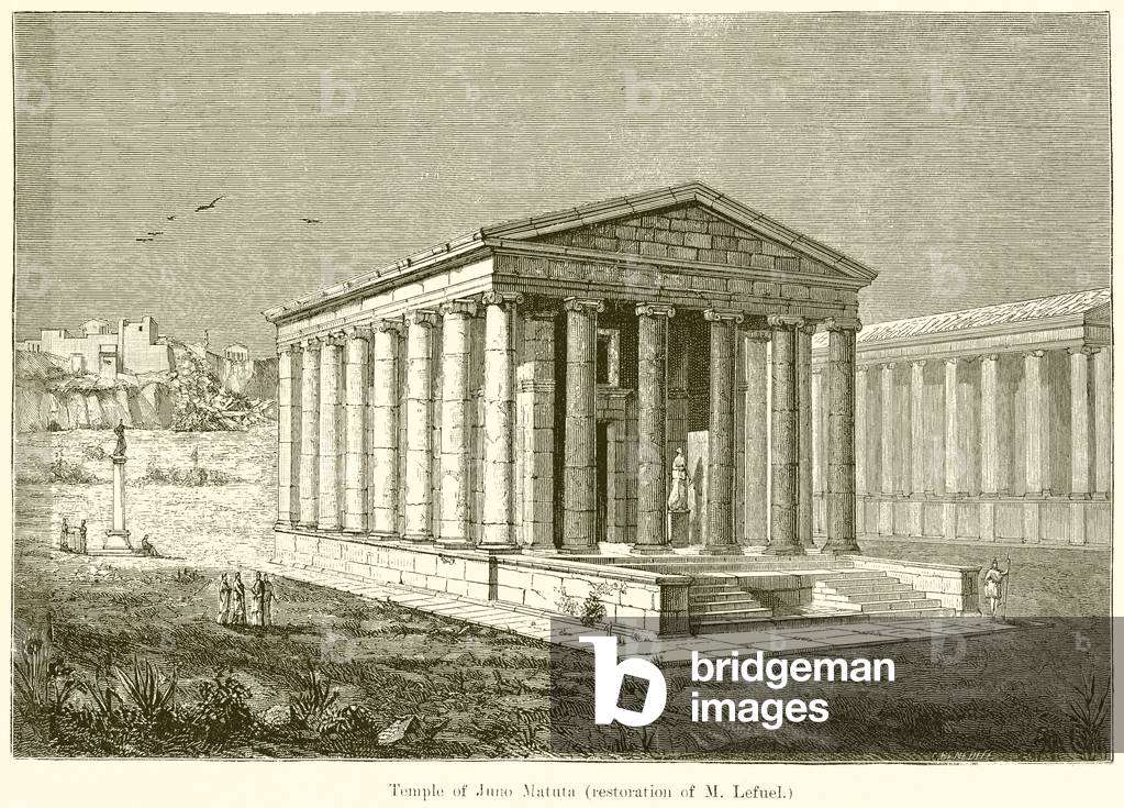 Temple of Juno Matuta (engraving)