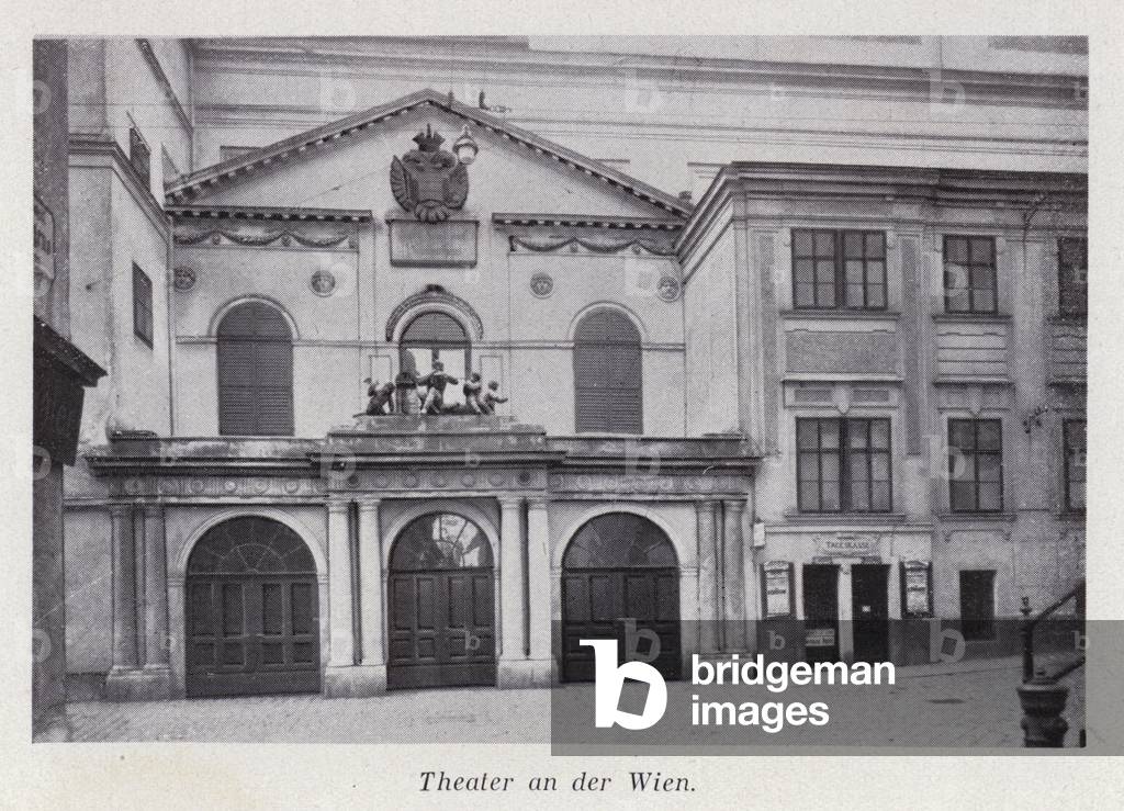 Theater an der Wien (b/w photo)