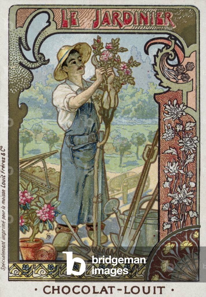 The gardener (chromolitho)