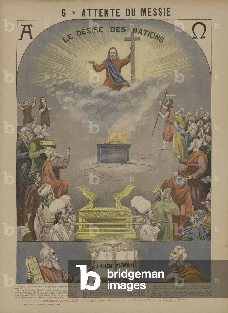 Expectation of the Messiah (colour litho)