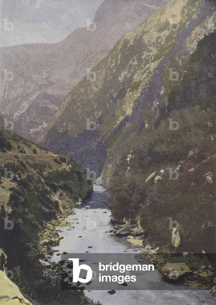 Le Gave d'Ossau (coloured photo)